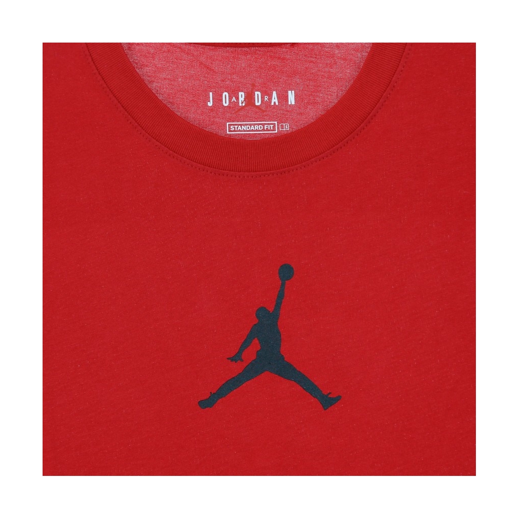 maglietta uomo m jumpman dry fit ss crew GYM RED/BLACK