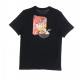maglietta uomo m sportswear tee food ramen just do it BLACK