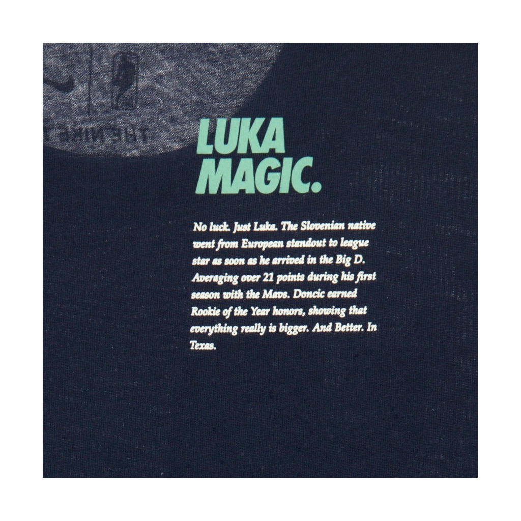 maglietta uomo select m  tee essential roy luka doncic dalmav COLLEGE NAVY