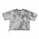 maglietta donna w sportswear icon clash ss top mesh allover print SMOKE GREY/IRON GREY/IRON GREY