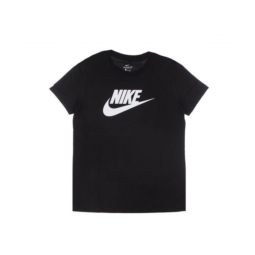 maglietta donna w sportswear tee essential icon future BLACK/WHITE