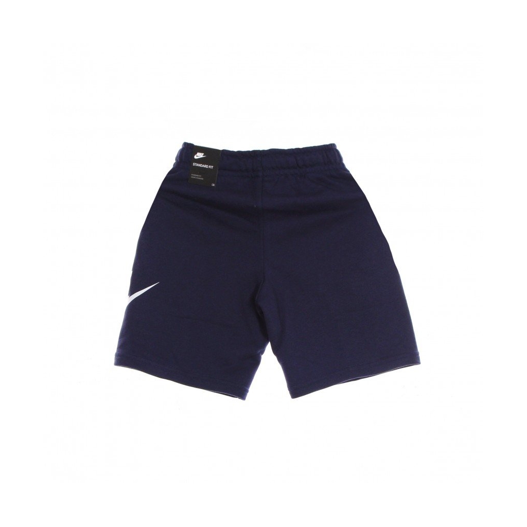 pantalone corto tuta ragazzo sportswear club +hybrid short french terry MIDNIGHT NAVY/MIDNIGHT NAVY