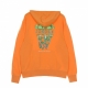 felpa cappuccio uomo sport dna washed pullover hoodie ATOMIC ORANGE