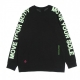 maglietta manica lunga uomo  sportswear l/s top world tour BLACK