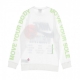 maglietta manica lunga uomo  sportswear l/s top world tour WHITE