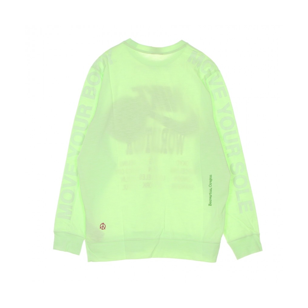 maglietta manica lunga uomo  sportswear l/s top world tour LT LIQUID LIME