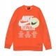 maglietta manica lunga uomo  sportswear l/s top world tour TURF ORANGE