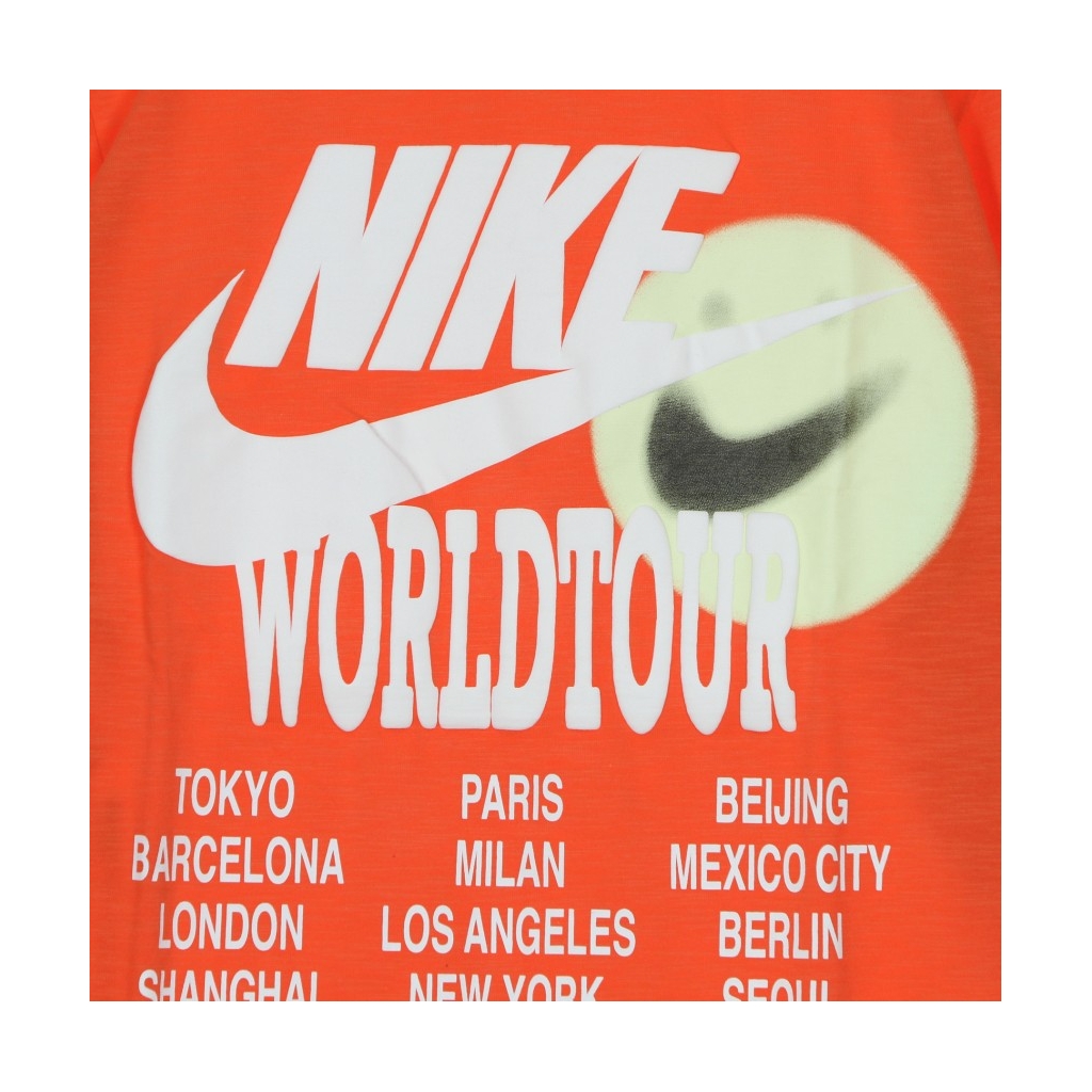 maglietta manica lunga uomo  sportswear l/s top world tour TURF ORANGE