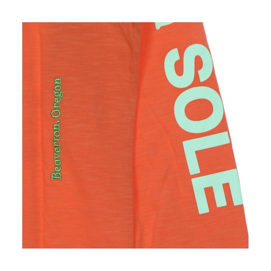 maglietta manica lunga uomo  sportswear l/s top world tour TURF ORANGE