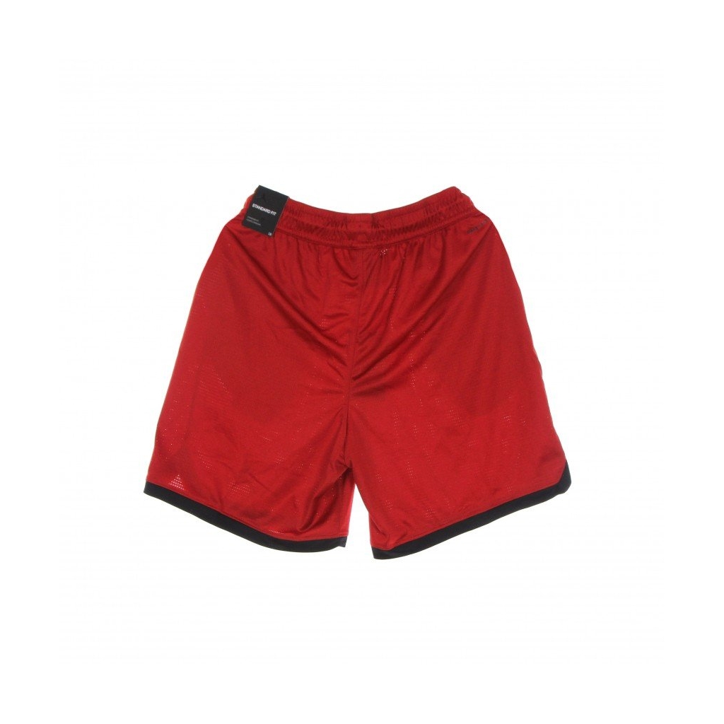 pantaloncino tipo basket uomo dry fit air knit short GYM RED/BLACK/BLACK