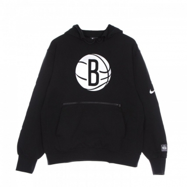 felpa cappuccio uomo nba pullover hoodie courtside chrome bronet BLACK