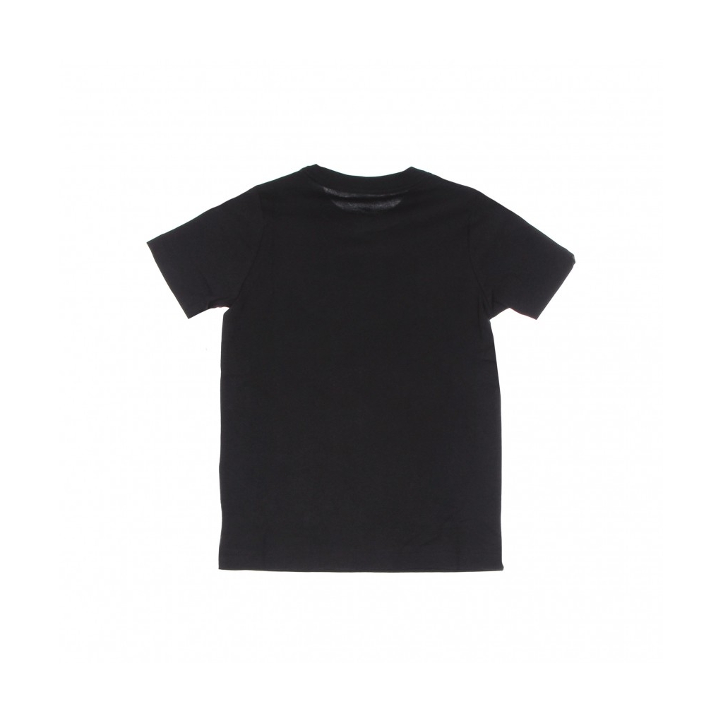 maglietta ragazzo sportswear tee nike stack BLACK/UNIVERSITY RED