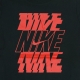 maglietta ragazzo sportswear tee nike stack BLACK/UNIVERSITY RED