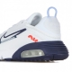 scarpa bassa uomo air max 2090 WHITE/MIDNIGHT NAVY/CHILE RED