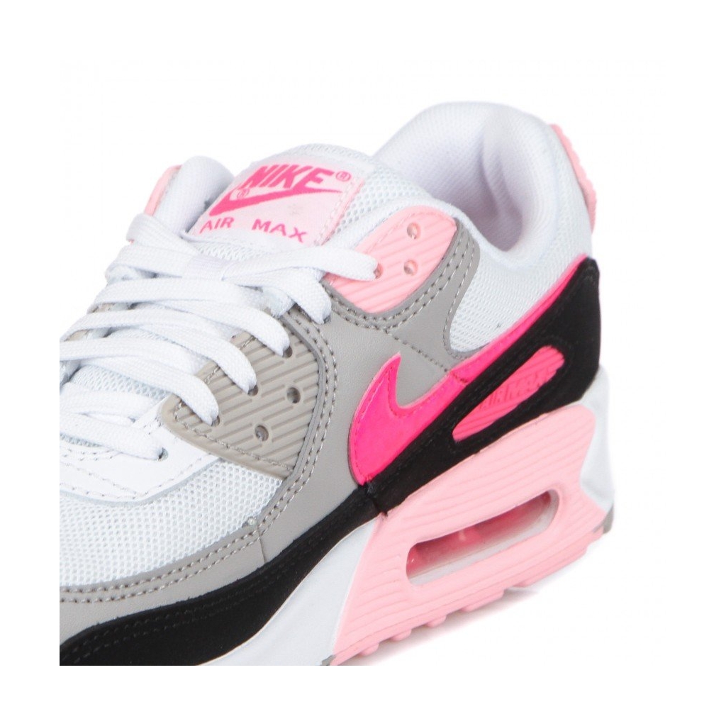 pink black and white air max 90