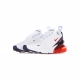 scarpa bassa uomo air max 270 WHITE/CHILE RED/MIDNIGHT NAVY