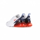 scarpa bassa uomo air max 270 WHITE/CHILE RED/MIDNIGHT NAVY