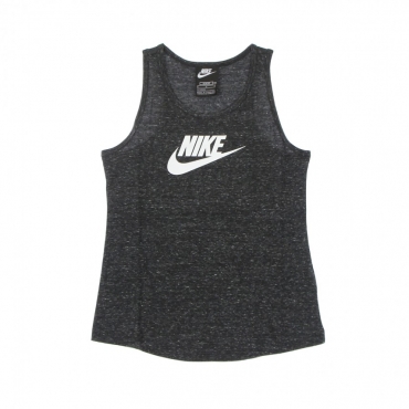 canotta ragazzo sportswear tank jersey BLACK HEATHER/WHITE