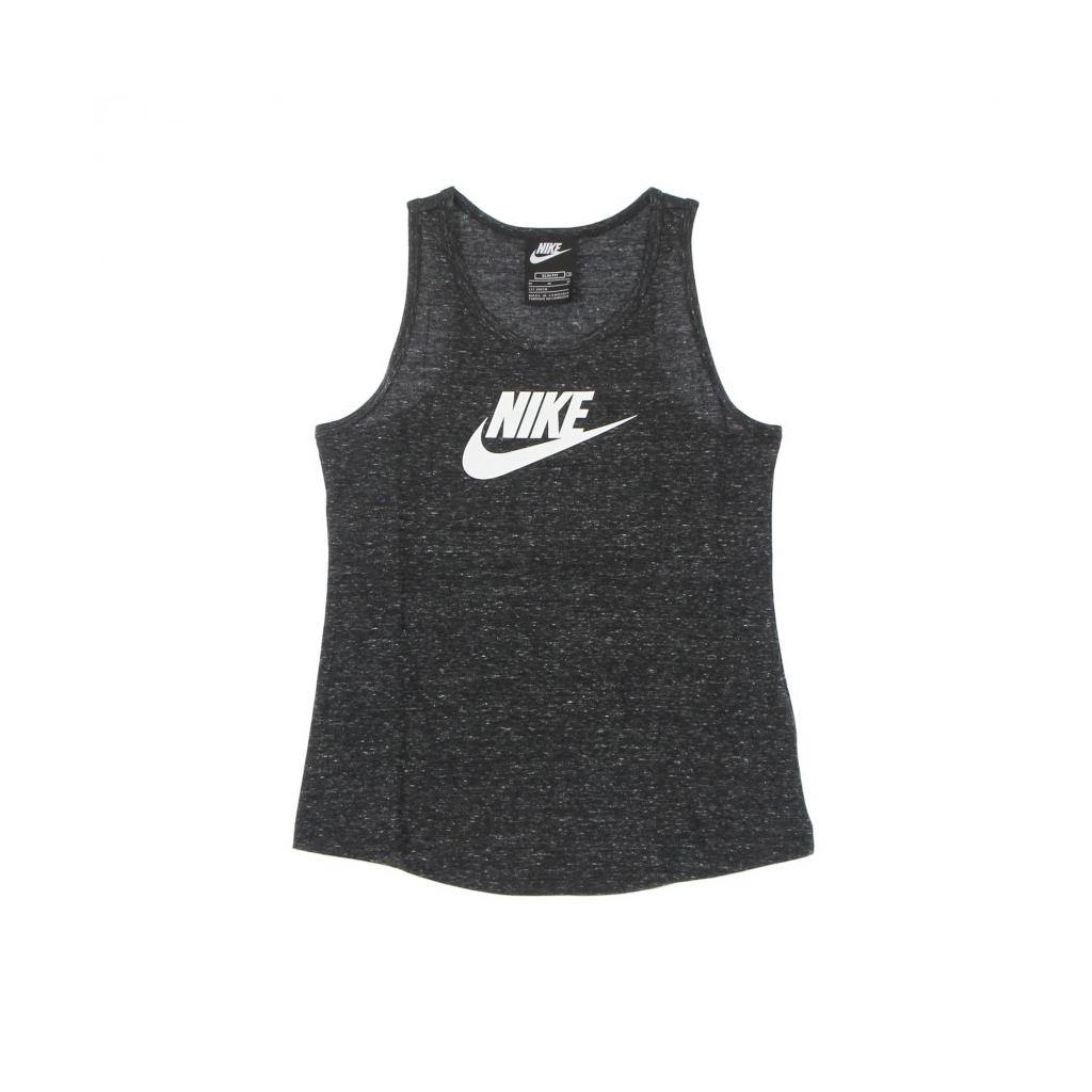 canotta ragazzo sportswear tank jersey BLACK HEATHER/WHITE