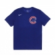 maglietta uomo mlb wordmark tee chicub RUSH BLUE