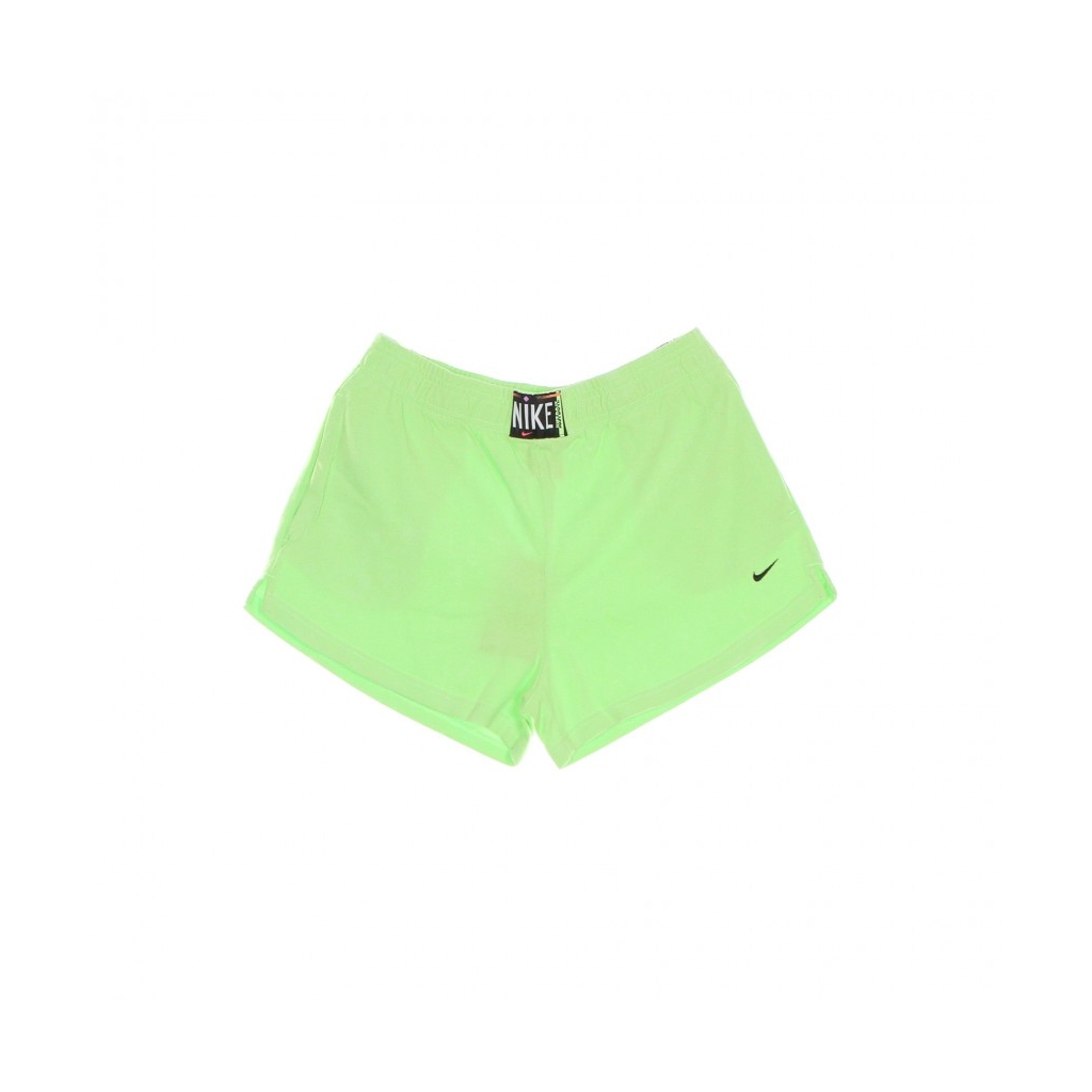 pantaloncino donna sportswear wash short high rise GHOST GREEN/BLACK