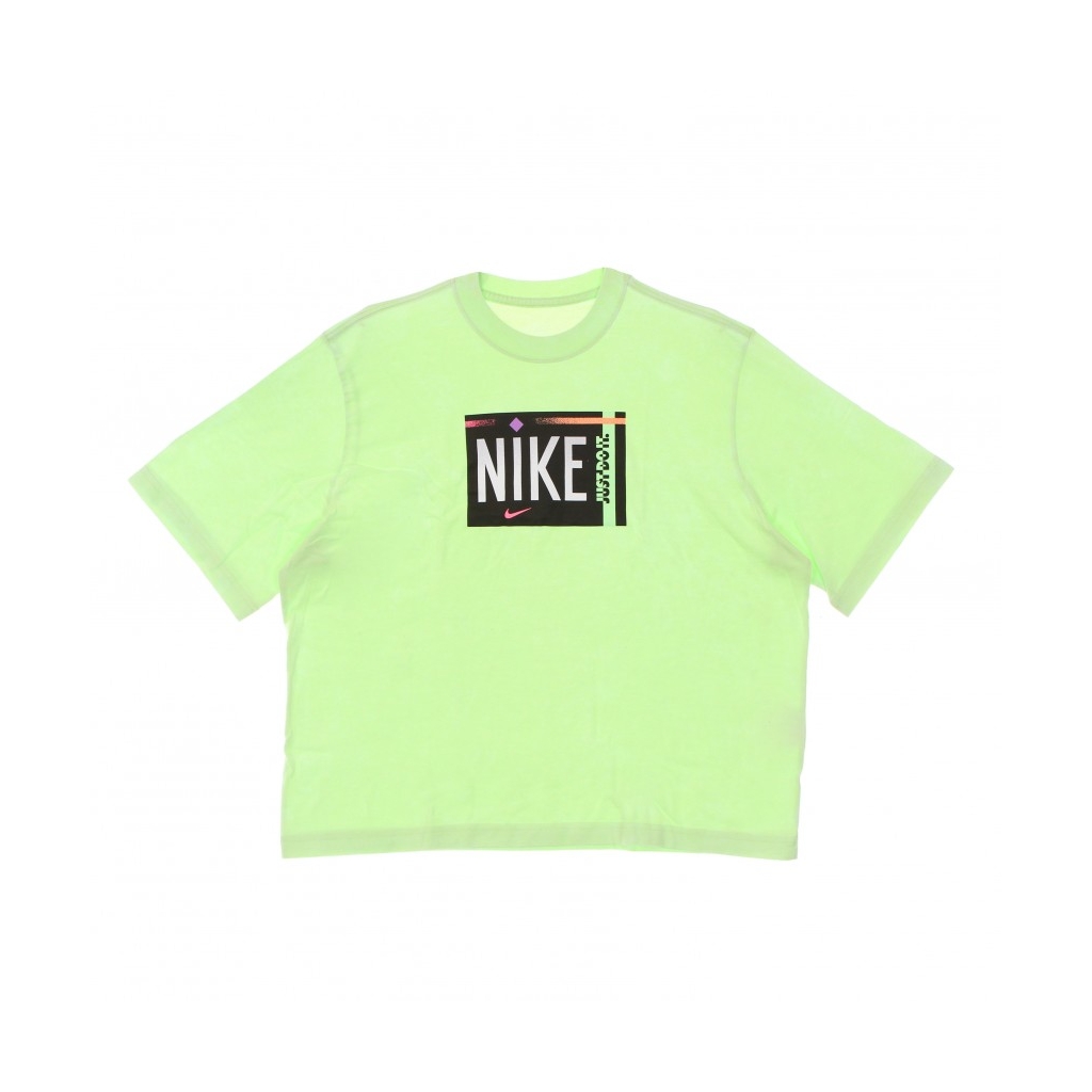 maglietta donna sportswear tee wash GHOST GREEN