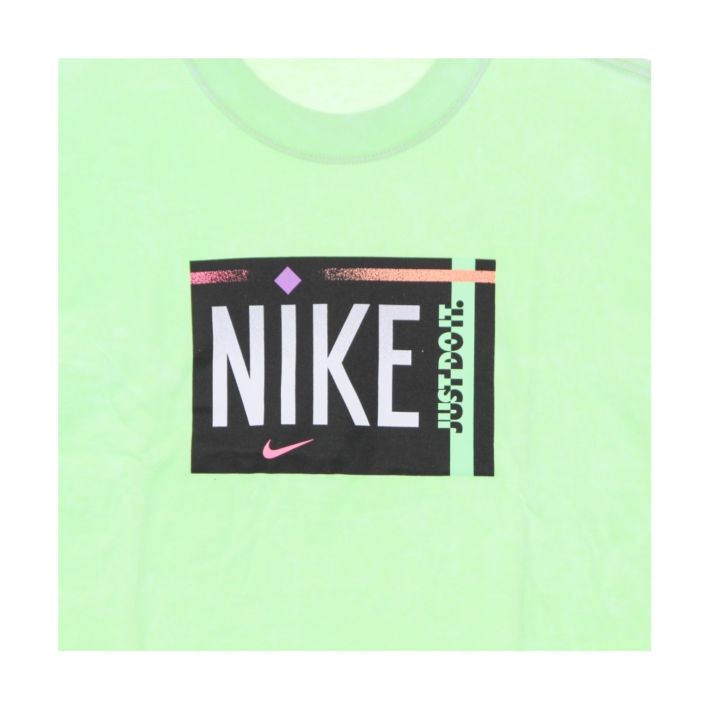 maglietta donna sportswear tee wash GHOST GREEN
