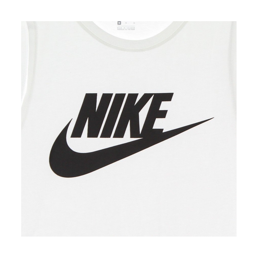 canotta donna w sportswear tank muscle futura new WHITE/BLACK