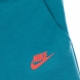 pantalone corto tuta ragazzo sportswear tech fleece short AQUAMARINE/TURF ORANGE