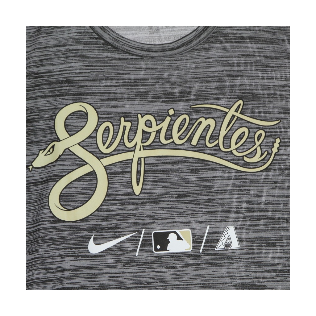 maglietta uomo mlb baseball velocity practice tee city connect aridia GRAPHITE/GOLD