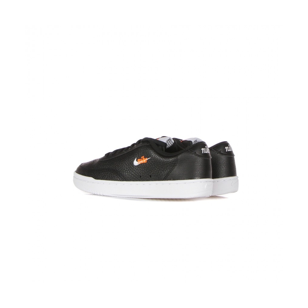 scarpa bassa donna wmns court vintage premium BLACK/WHITE/TOTAL ORANGE