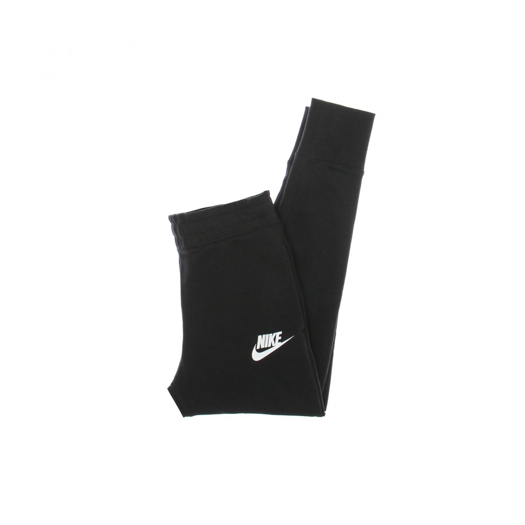 pantalone tuta leggero ragazzo club french terry hw fitted pant BLACK/WHITE