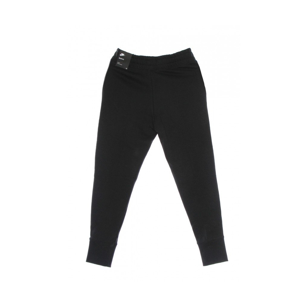 pantalone tuta leggero ragazzo club french terry hw fitted pant BLACK/WHITE