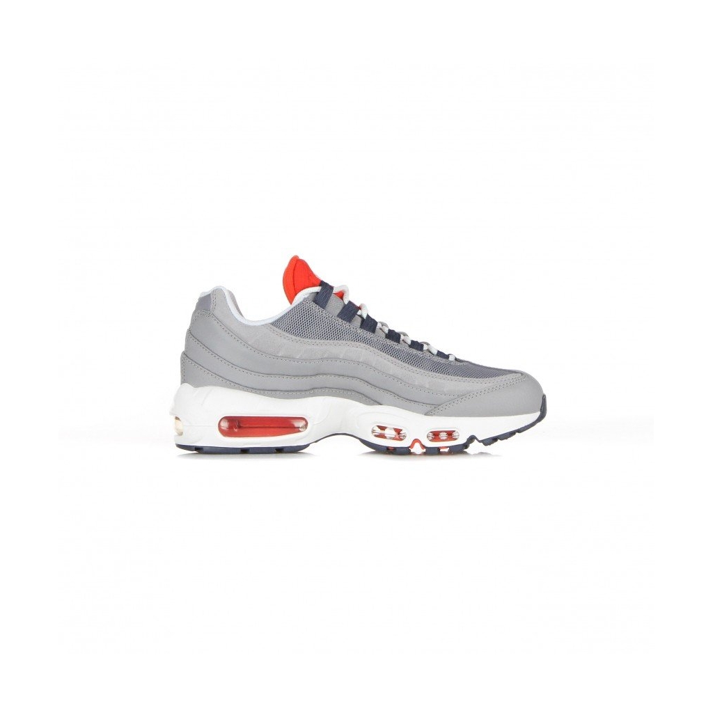 scarpa bassa uomo air max 95 CEMENT GREY/THUNDER BLUE/CHILE RED