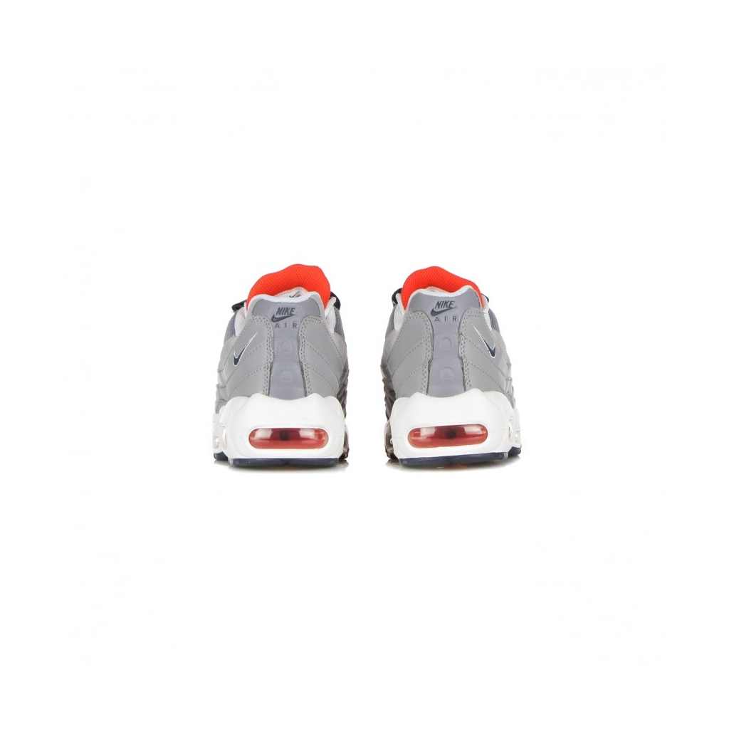 scarpa bassa uomo air max 95 CEMENT GREY/THUNDER BLUE/CHILE RED