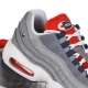 scarpa bassa uomo air max 95 CEMENT GREY/THUNDER BLUE/CHILE RED