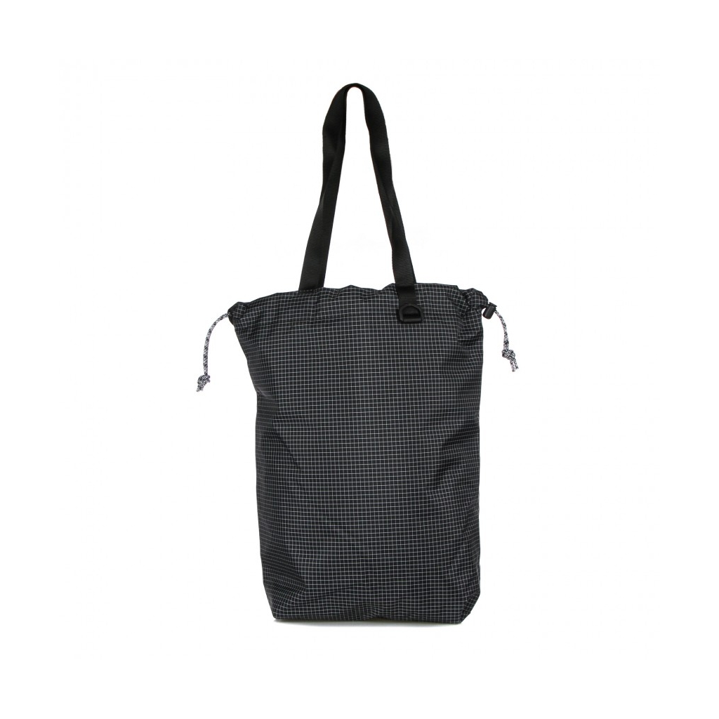 borsa di tela uomo heritage tote bag BLACK/BLACK/WHITE