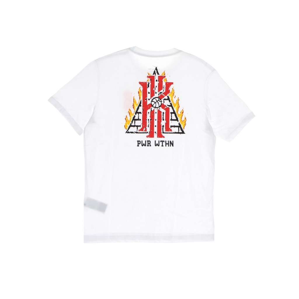 maglietta uomo dry fit kyrie logo WHITE
