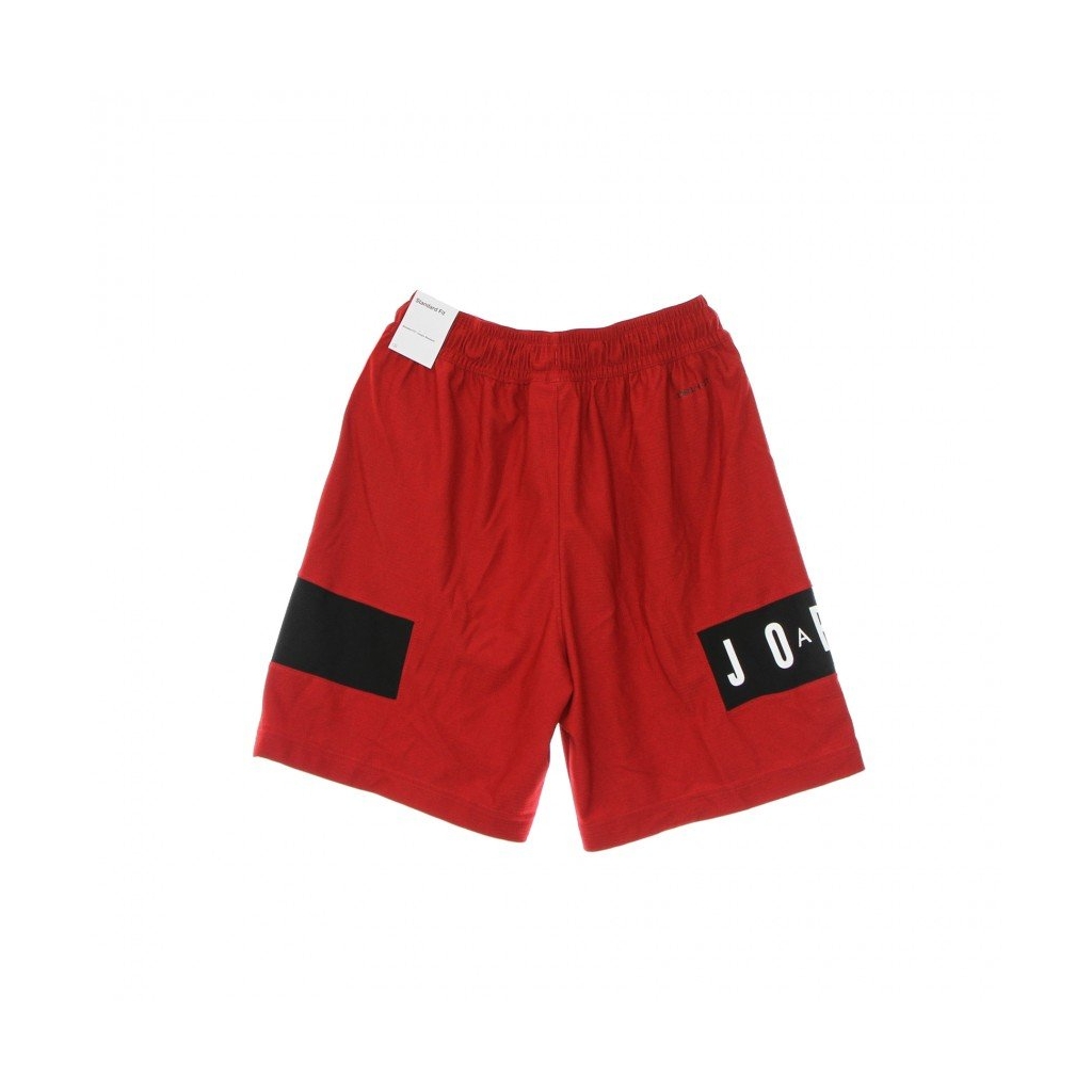 pantaloncino tipo basket uomo jordan dri-fit air mesh gfx short GYM RED/BLACK/WHITE