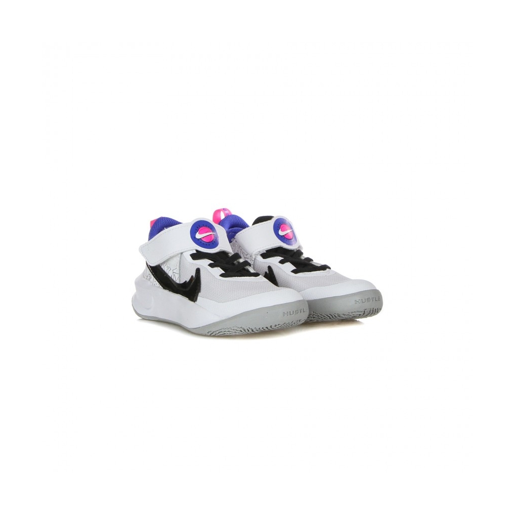 scarpa bassa bambino team hustle d 10 se x space jam ps WHITE/BLACK/HYPER ROYAL/PINK BLAST