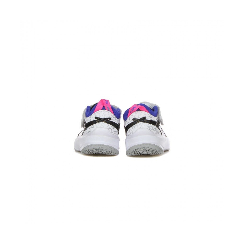scarpa bassa bambino team hustle d 10 se x space jam ps WHITE/BLACK/HYPER ROYAL/PINK BLAST