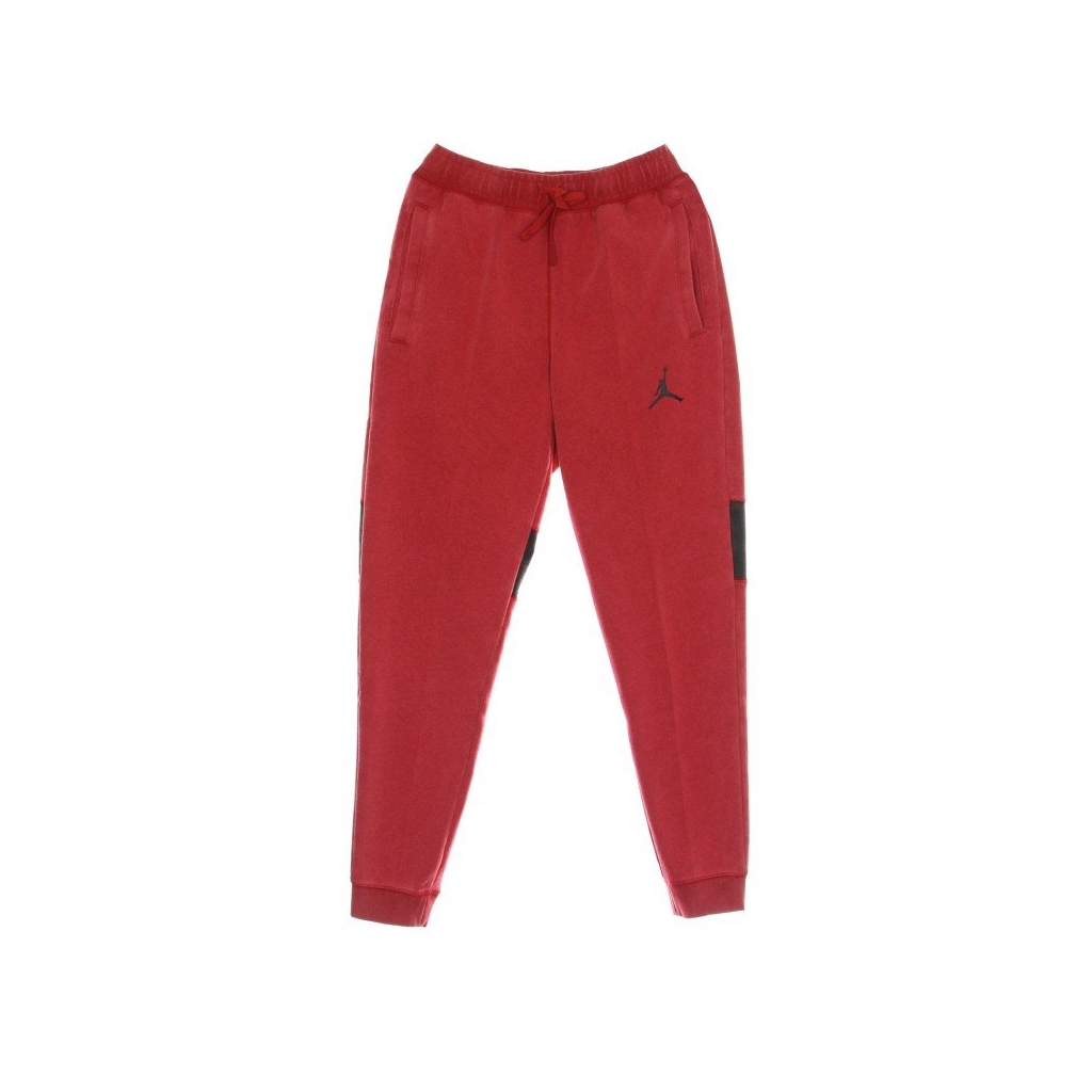 pantalone tuta leggero uomo dri-fit air fleece pant GYM RED/BLACK