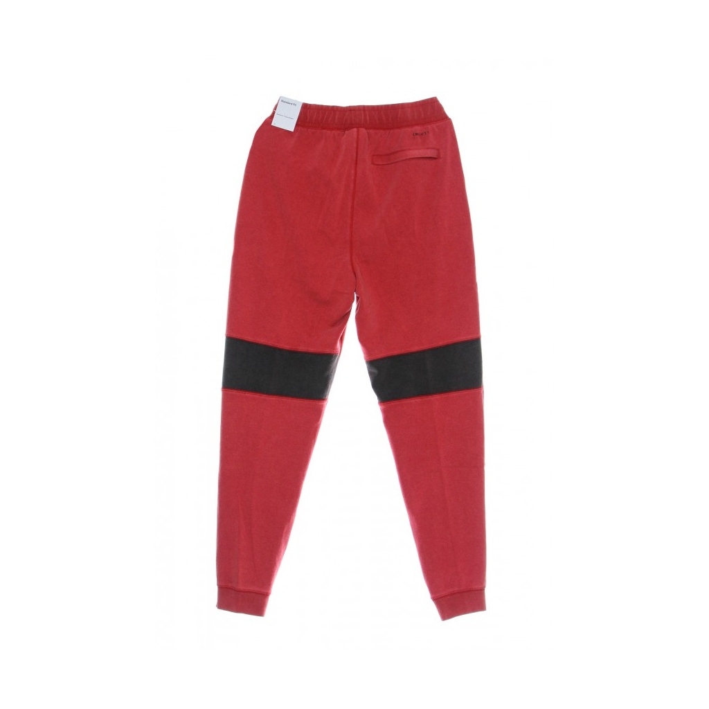 pantalone tuta leggero uomo dri-fit air fleece pant GYM RED/BLACK