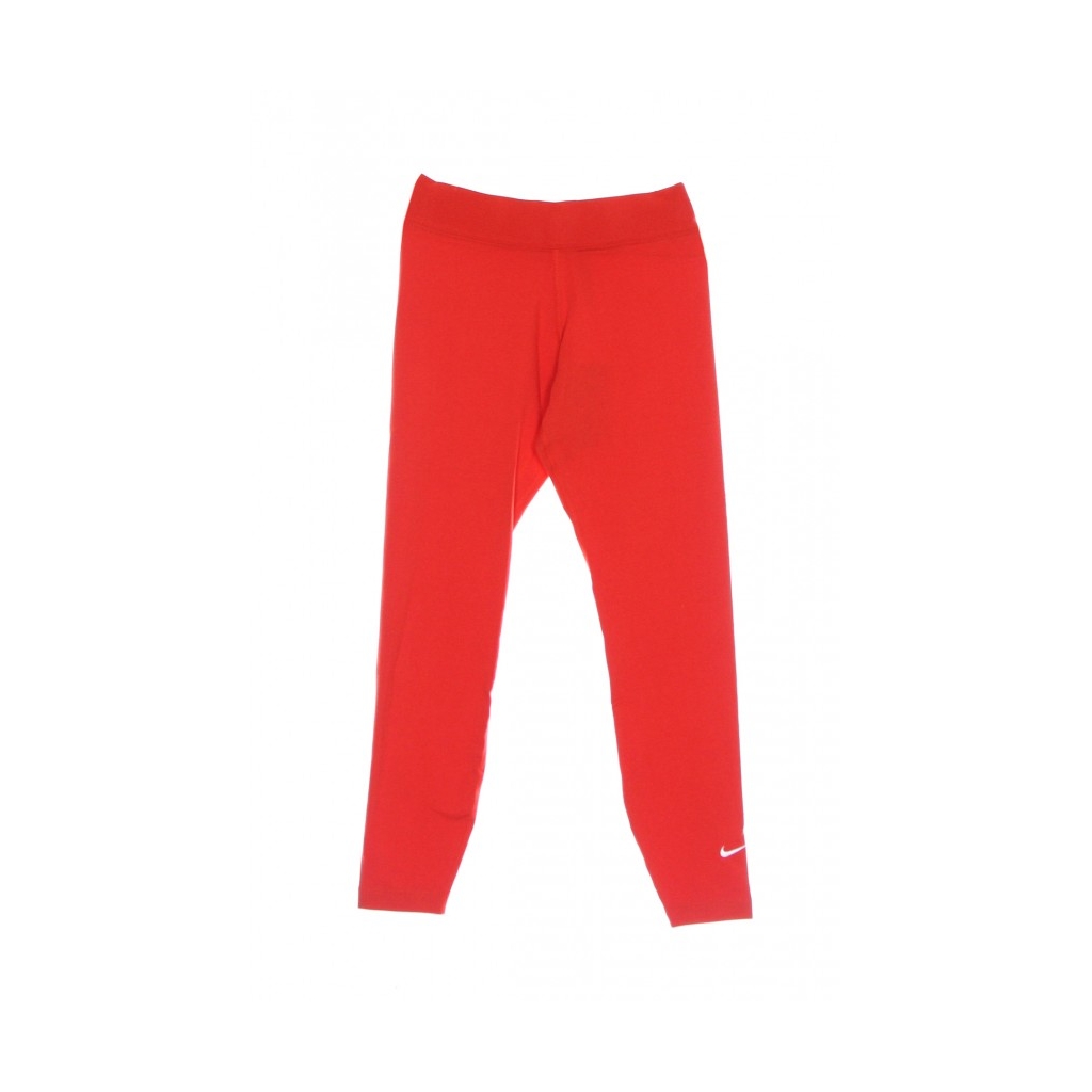 leggins donna w sportswear essential 7/8 mid-rise legging CHILE RED/WHITE