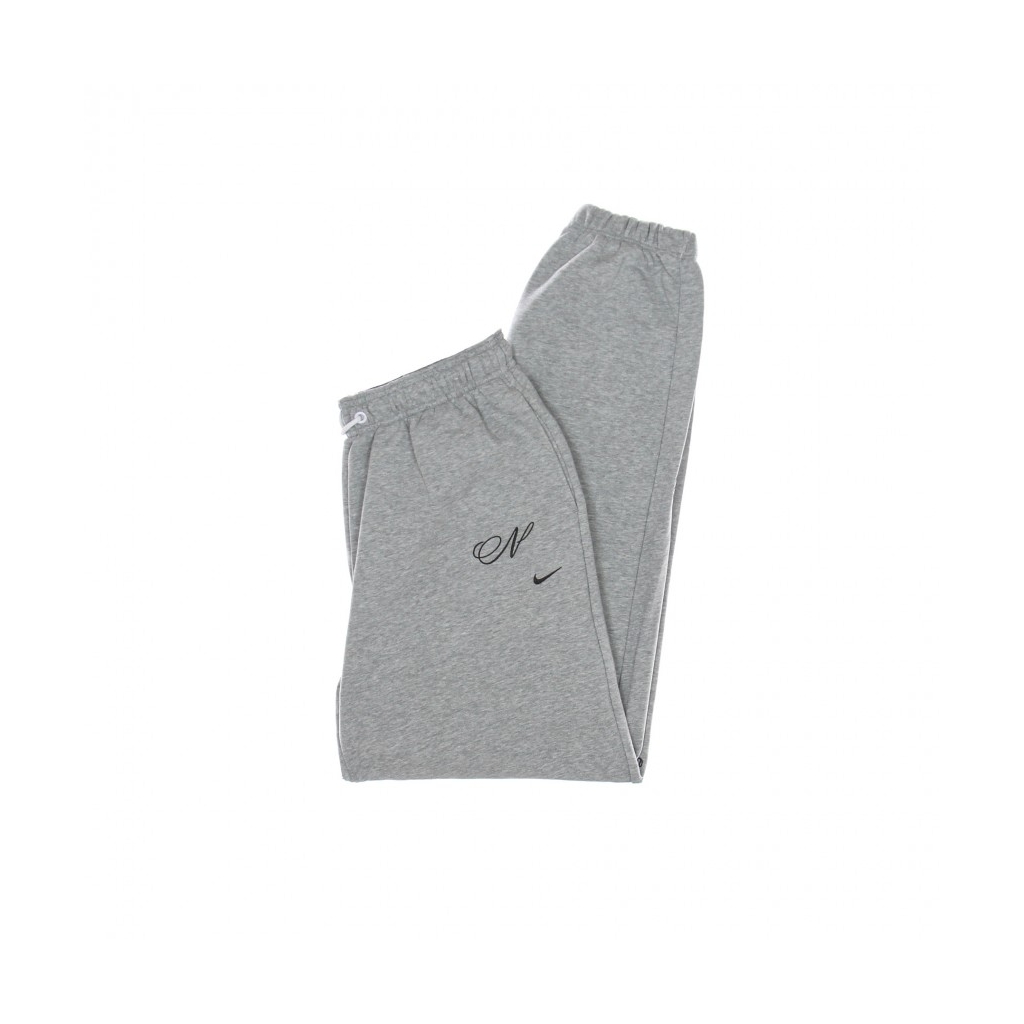 pantalone tuta leggero donna icon clash fleece gx highrise jogger DK GREY HEATHER/BLACK