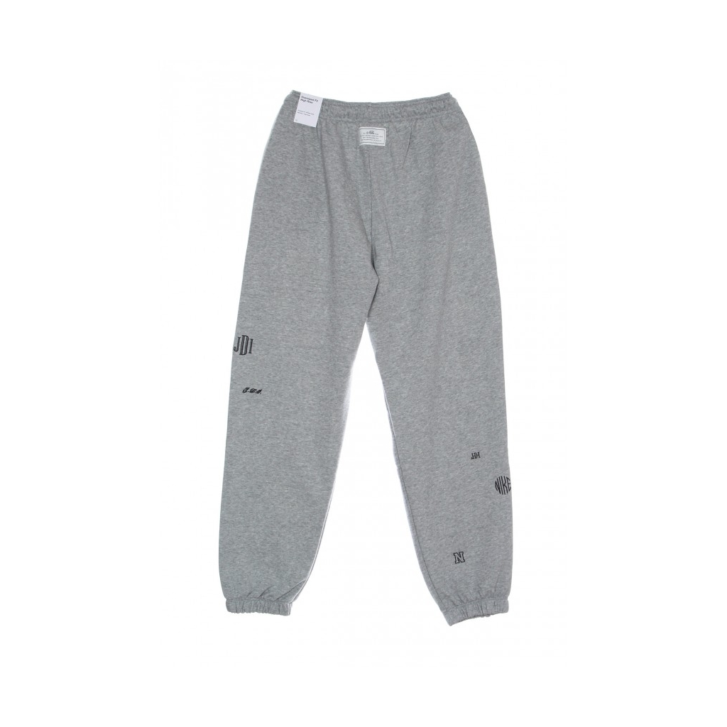 pantalone tuta leggero donna icon clash fleece gx highrise jogger DK GREY HEATHER/BLACK