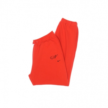 pantalone tuta leggero donna icon clash fleece gx highrise jogger CHILE RED/BLACK