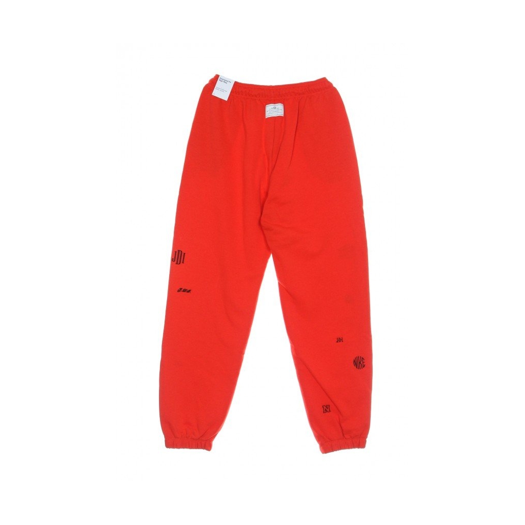 pantalone tuta leggero donna icon clash fleece gx highrise jogger CHILE RED/BLACK