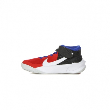 scarpa bassa ragazzo team hustle d 10 flyease gs OFF NOIR/WHITE/UNIVERSITY RED/GAME ROYAL