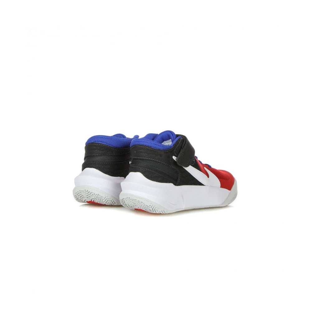 scarpa bassa ragazzo team hustle d 10 flyease gs OFF NOIR/WHITE/UNIVERSITY RED/GAME ROYAL